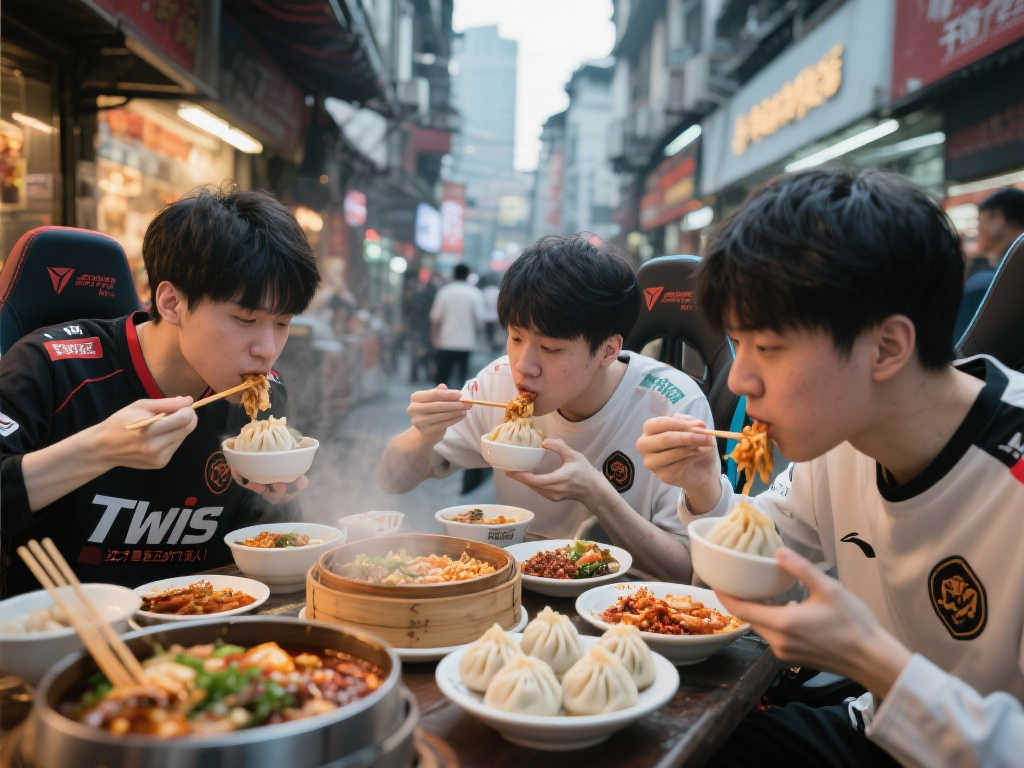 [流言板]Twis战队休赛日vlog：美食按摩与上海夜景全体验