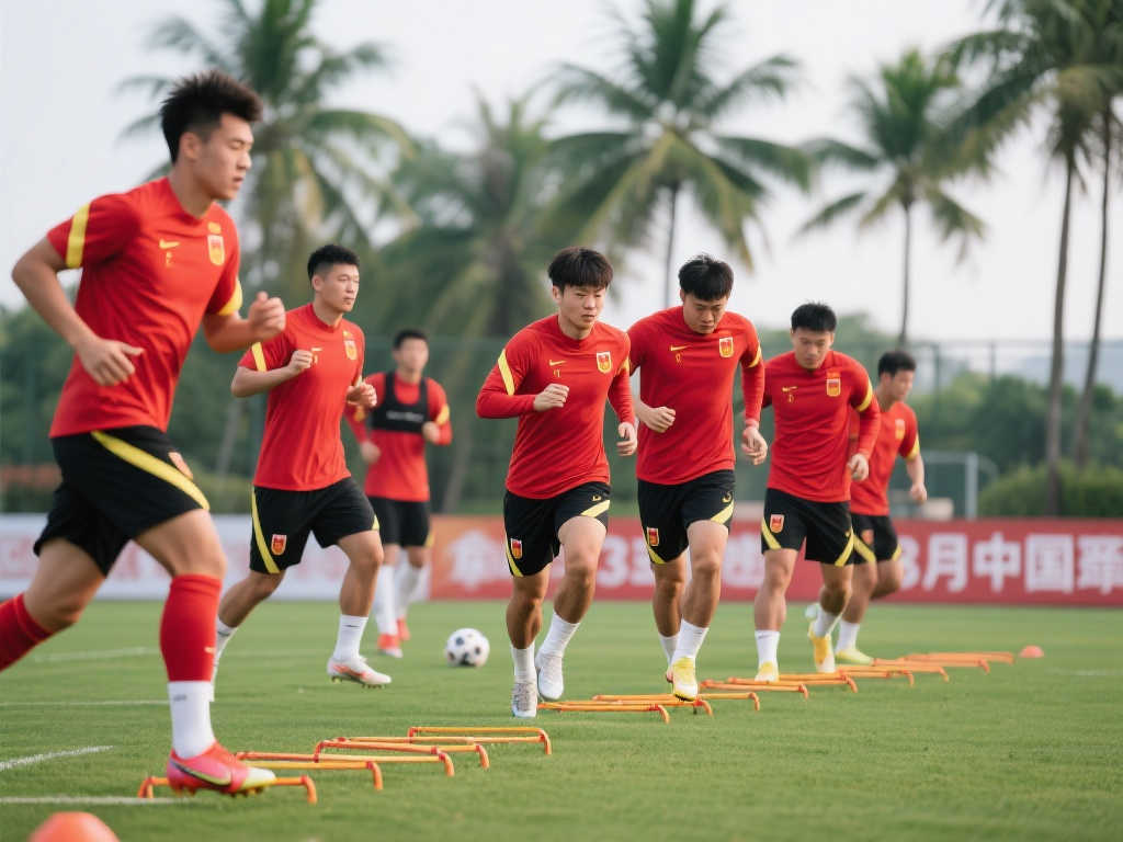 国足海口集训保持斗志与激情 强化体能力争3月拿分 国足海口集训保持斗志与激情 强化体能力争3月拿分